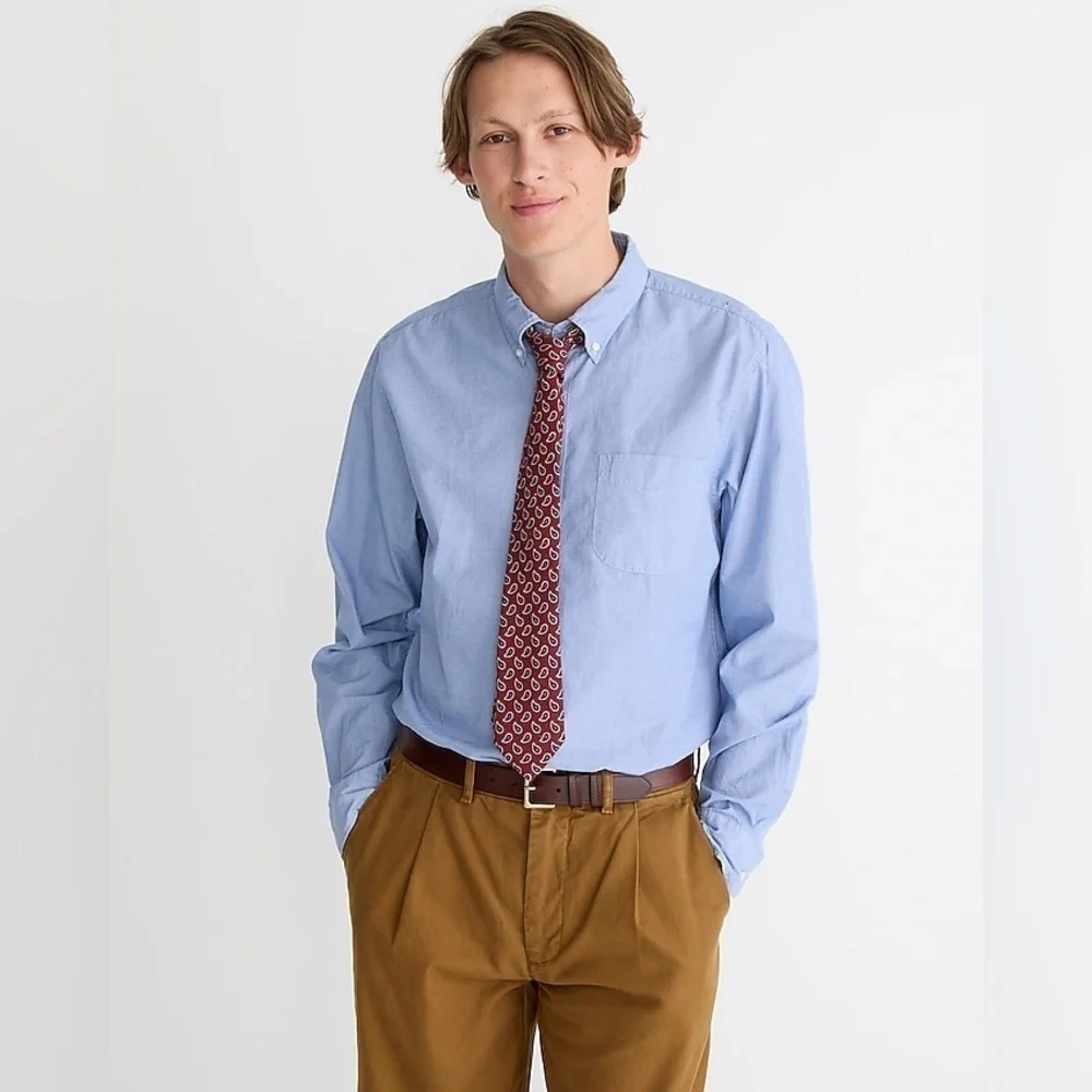 J Crew Secret Wash cotton poplin shirt Item BJ744